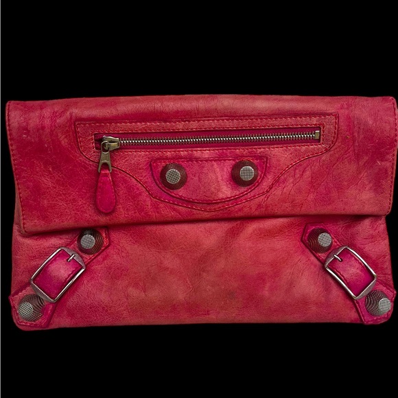 Giant 21 lambskin Envelope Balenciaga clutch - Picture 1 of 8